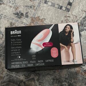 New Braun Silk-expert Mini Hair Removal Device - Pink